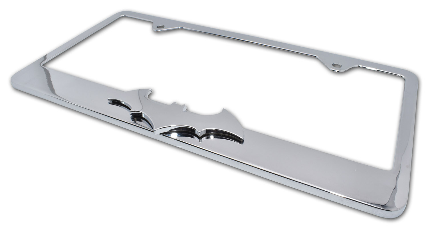 Batman Bat 3D Chrome License Plate Frame Elektroplate