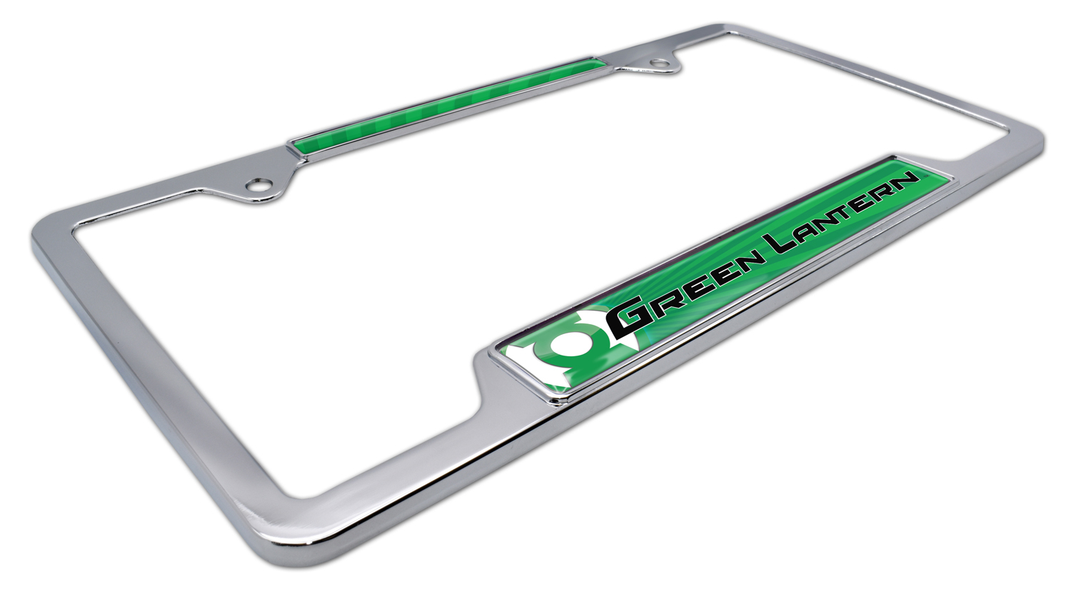 Open Version Elektroplate Green Lantern DC Comics Metal License Plate Frame