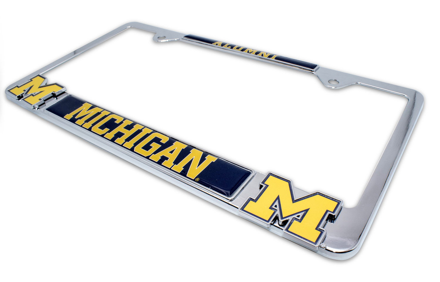 University of Michigan Alumni 3D License Plate Frame Elektroplate
