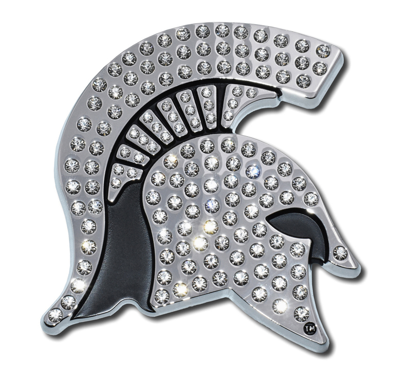 FANMATS Michigan State Spartans NCAA Chrome Emblem Metal Emblem at