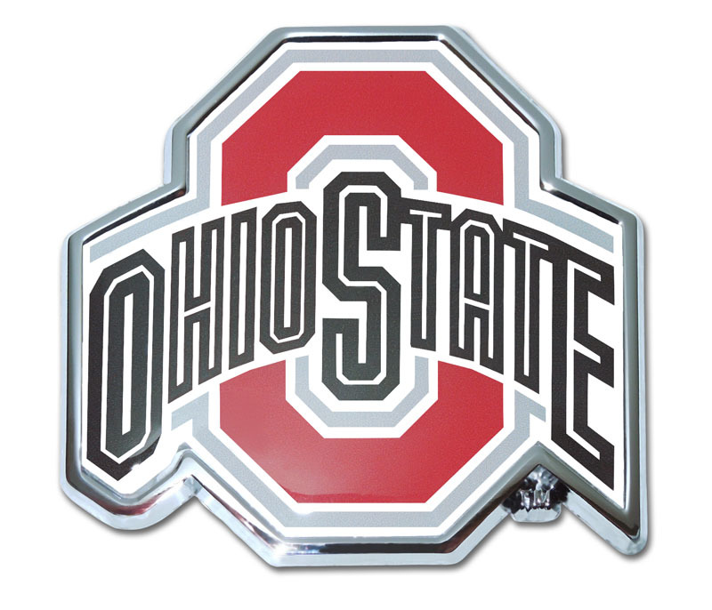 Ohio State Color Chrome Emblem | Elektroplate