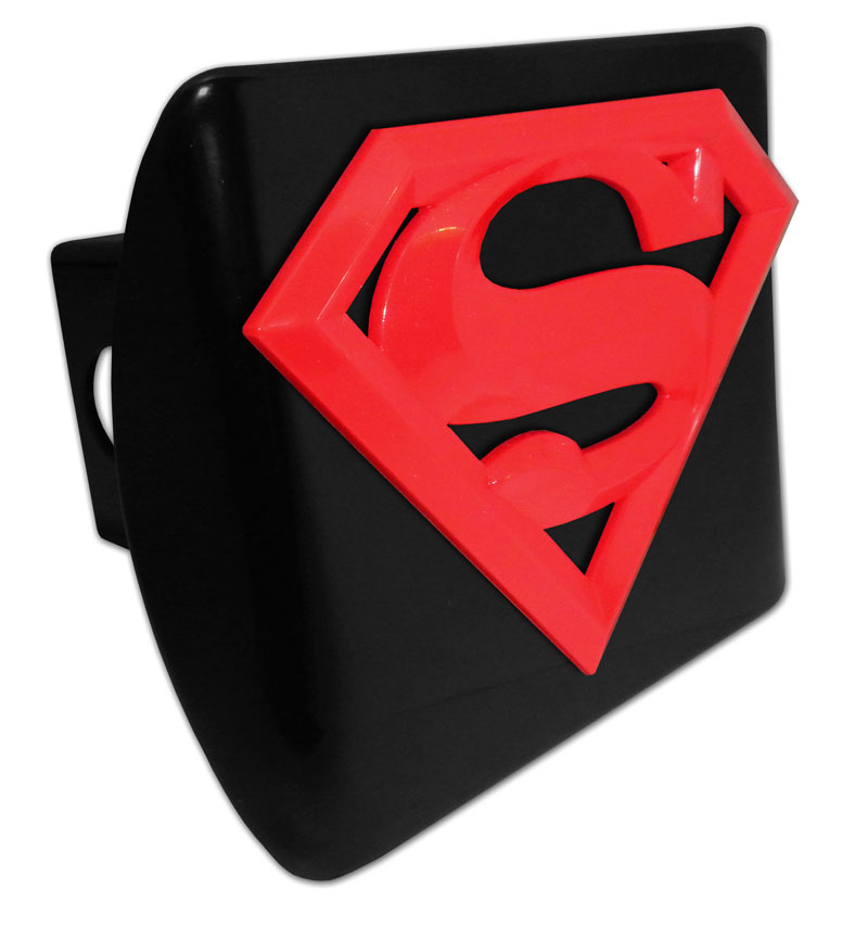 All Metal Red Hitch Cover 3D Superman