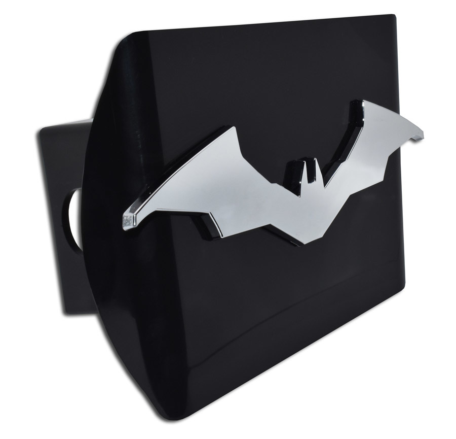 Elektroplate Batman Bat Black All Metal Hitch Cover 