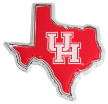 University of Houston Texas Auto Emblem image 1