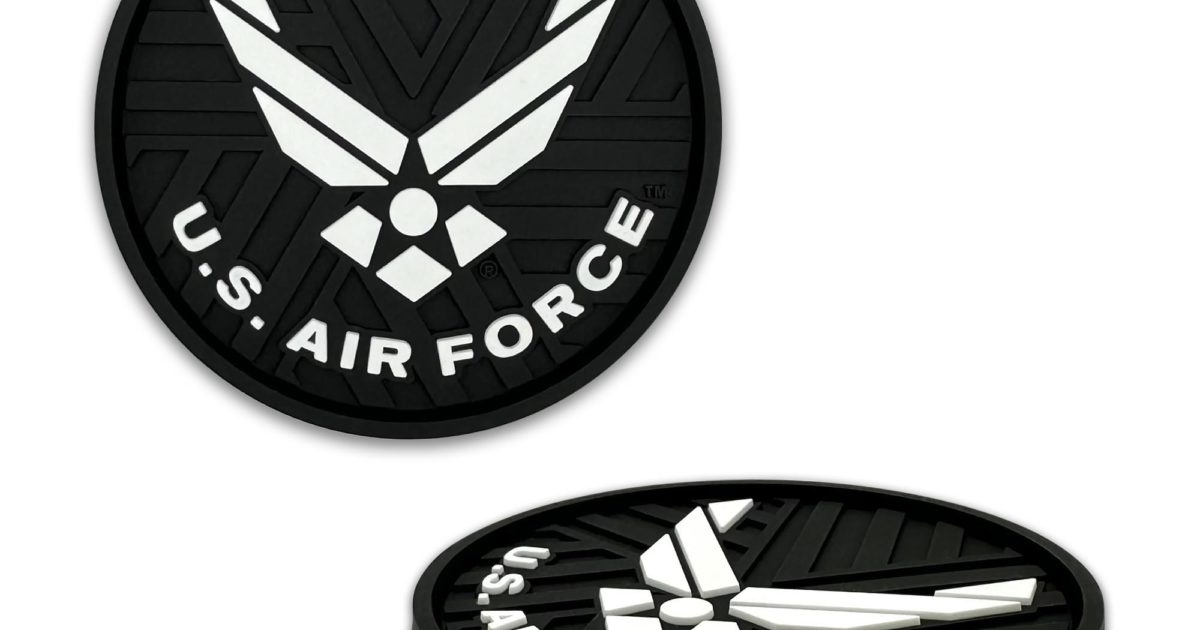 Air Force Silicone Car Coasters | Elektroplate
