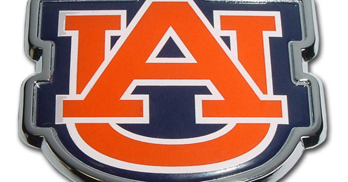 Auburn Orange Chrome Emblem | Elektroplate