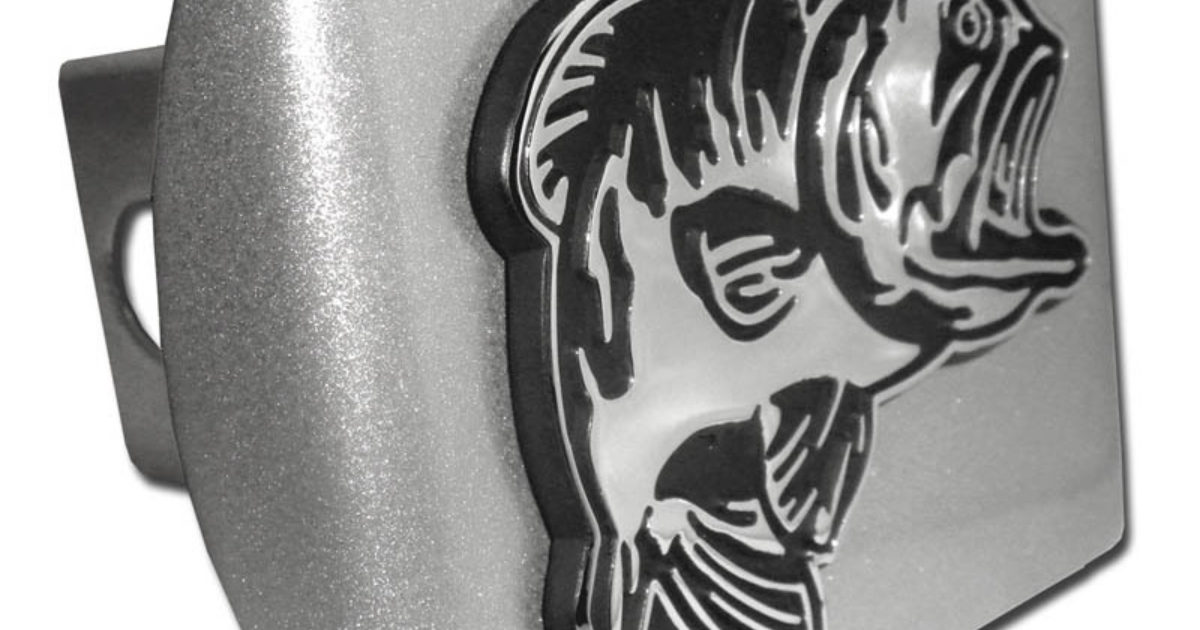 Bass Brushed Hitch Cover Elektroplate