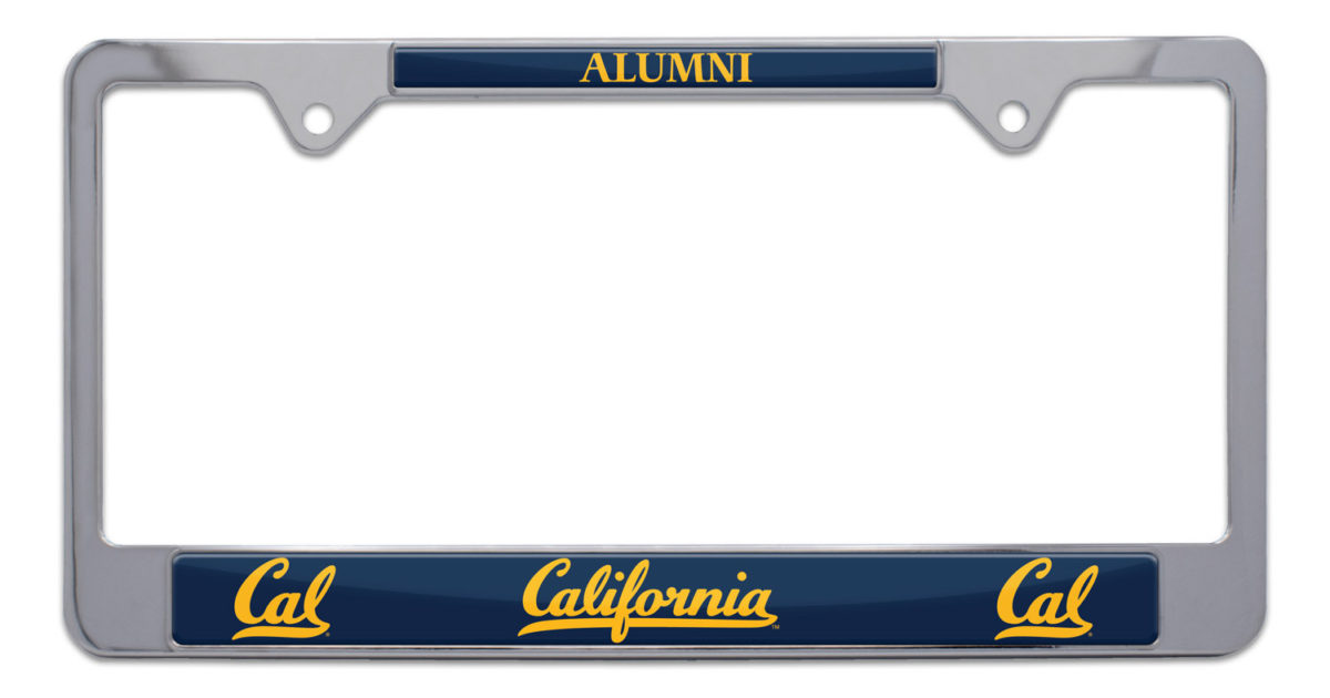 Cal Berkeley Alumni License Plate Frame Elektroplate