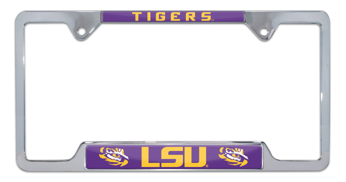 LSU Tigers License Plate Frame | Elektroplate