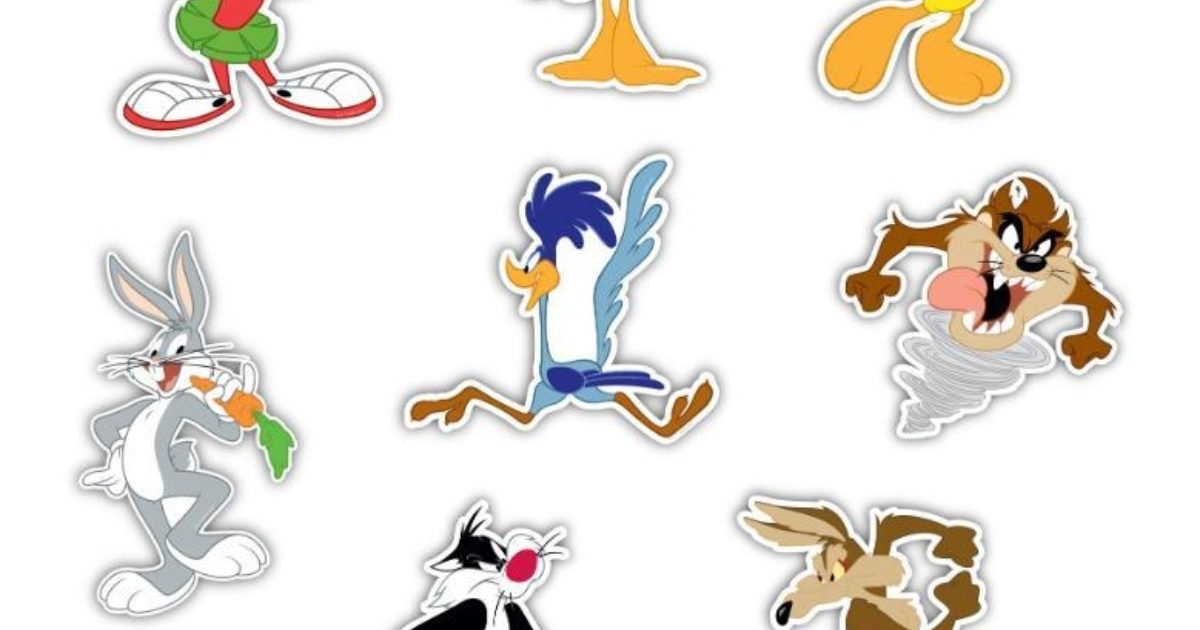Looney Tunes 8-Pack Decals | Elektroplate