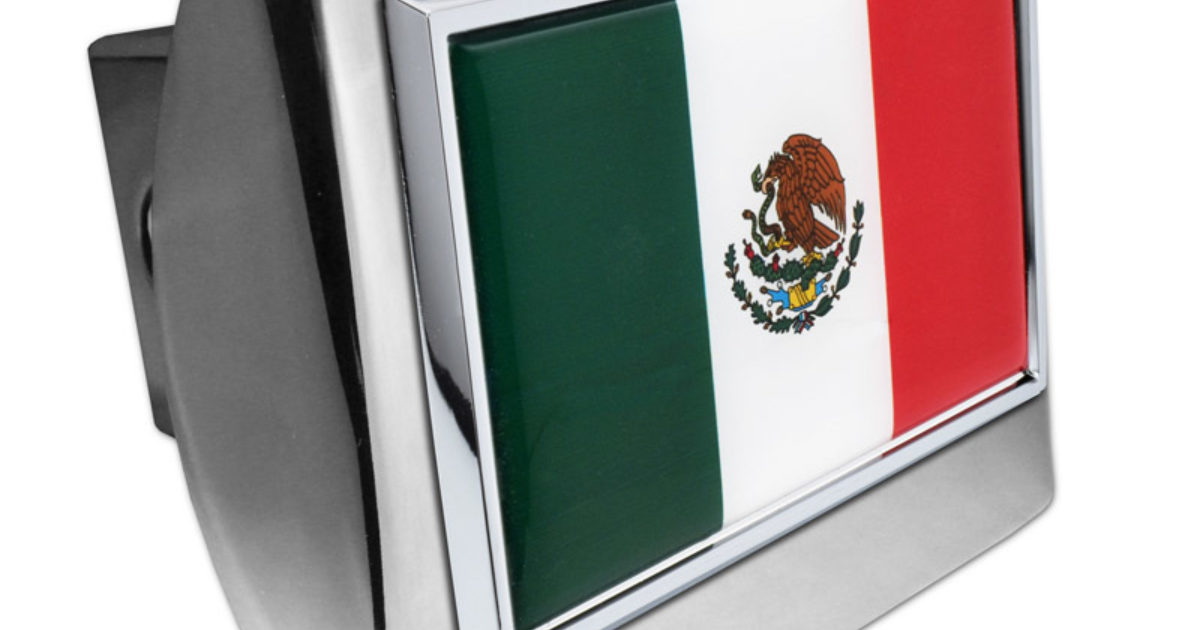 Mexico Flag Auto Emblem