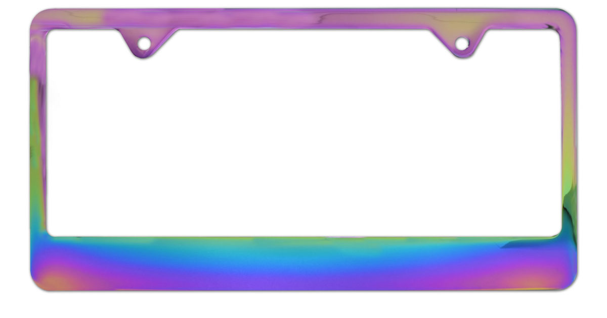 Neon License Plate Frame | Elektroplate