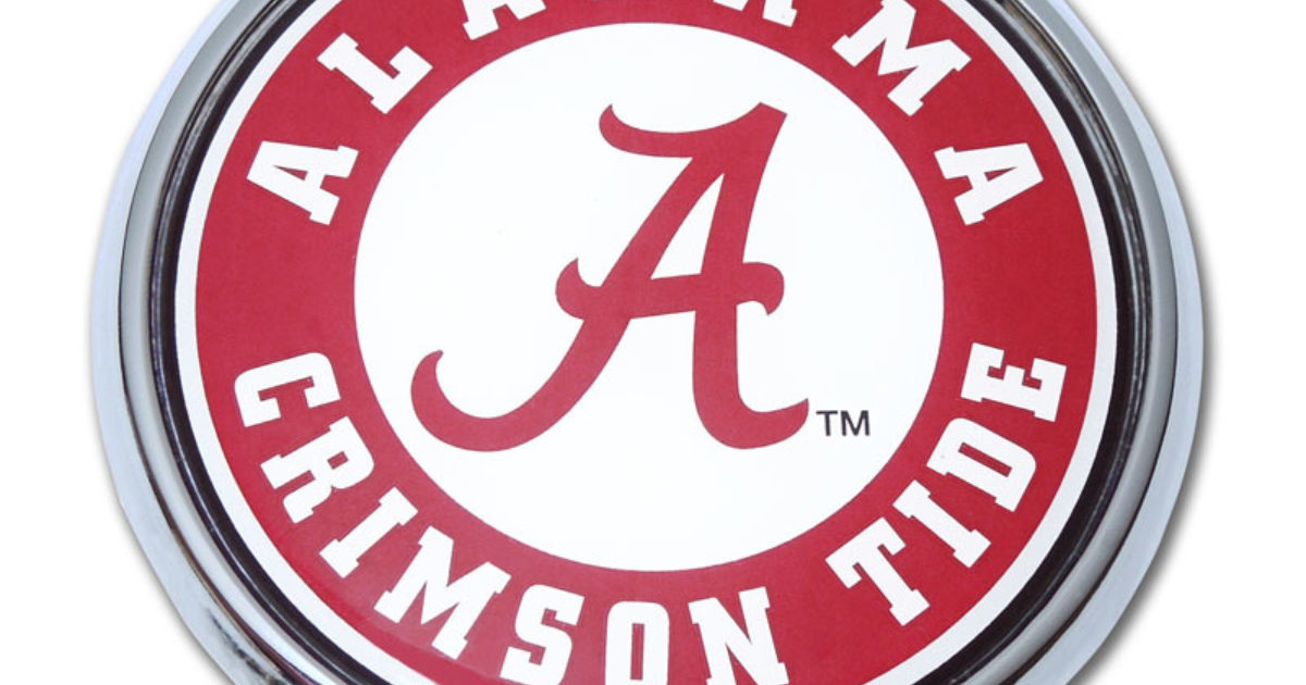 Alabama Crimson Tide Seal Chrome Emblem | Elektroplate