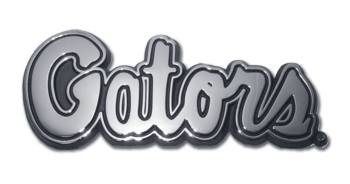 Panneau Métal Nouveauté Stationnement – Florida Gators – 8,5 X 11 Pouces – Rico Industries