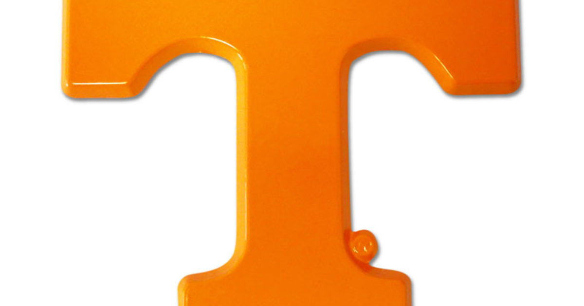 University of Tennessee Orange Powder-Coated Emblem | Elektroplate