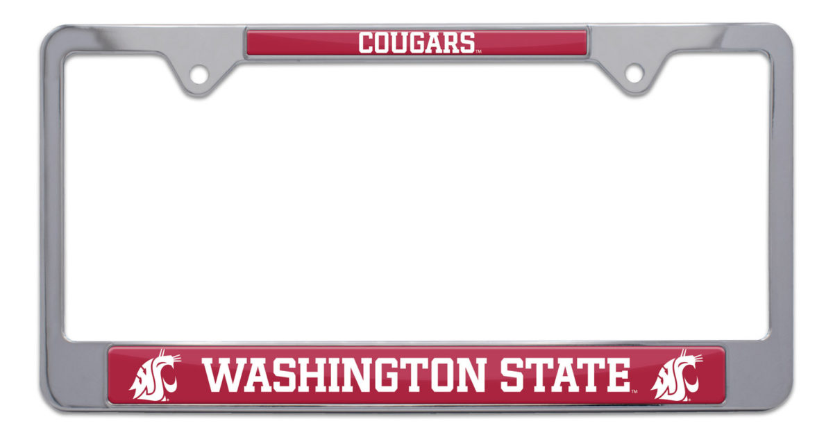 Washington State Cougars License Plate Frame | Elektroplate