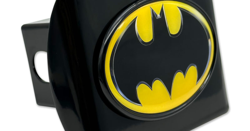 Batman Black Hitch Cover | Elektroplate