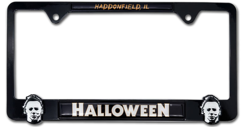 3D Halloween Haddonfield License Plate Frame | Elektroplate