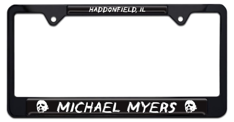 Michael Myers Haddonfield License Plate Frame | Elektroplate