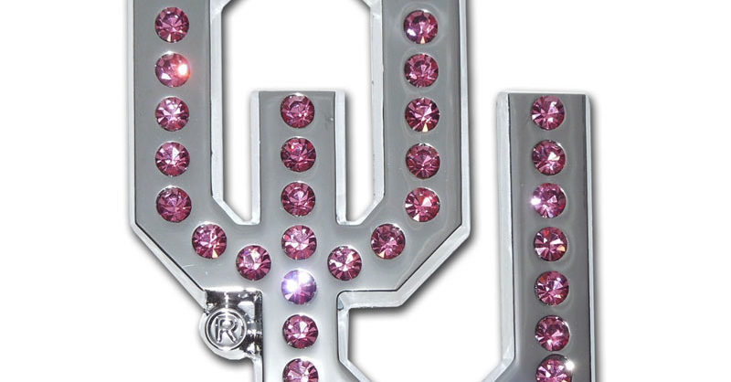 FANMATS Oklahoma Sooners NCAA Chrome Emblem Metal emblem in the