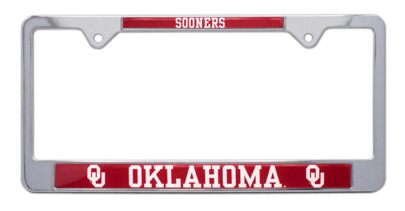 FANMATS NCAA University of Oklahoma Color Emblem on Black Hitch Cover 22624 - The Home Depot