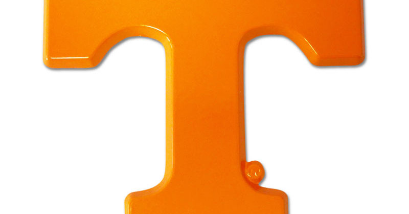 New NCAA Tennessee Volunteers Car Truck Plastic Chrome New NCAA Tennessee Volunteers Car Truck Plastic Chrome