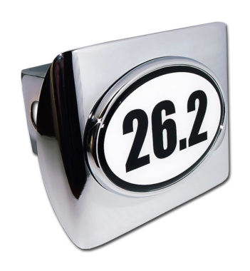 26.2 Marathon Emblem on Chrome Hitch Cover image