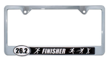 26.2 Marathon Finisher License Plate Frame