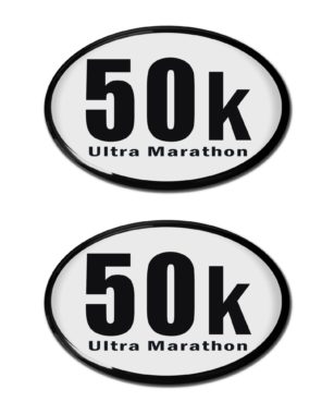 50K Ultra Marathon 3D Decal 2-Pack image