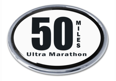 Ultra Marathon 50 Miles Chrome Emblem image