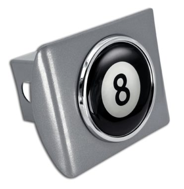 Magic 8 Ball Brushed Hitch Cover
