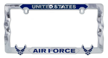 Air Force Blue 3D License Plate Frame