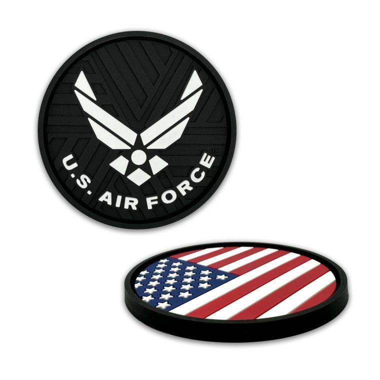 Air Force & USA Silicone Coasters