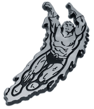 Vintage Aquaman Figurine Chrome Emblem image