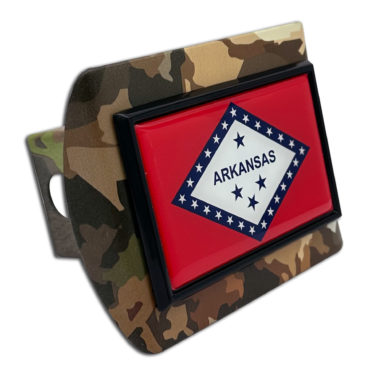 Arkansas Flag Camouflage Hitch Cover image