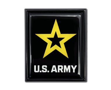 Army Black Metal Emblem image