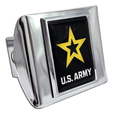 Army Chrome Hitch Cover