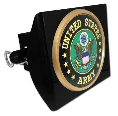 Army Eagle Black Plastic Hitch Cover image