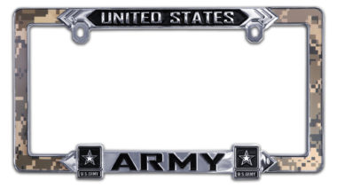 Army 3D License Plate Frame