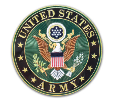 Premium Army Seal 3D Decal image