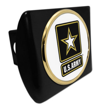 Army Seal Black Hitch Cover