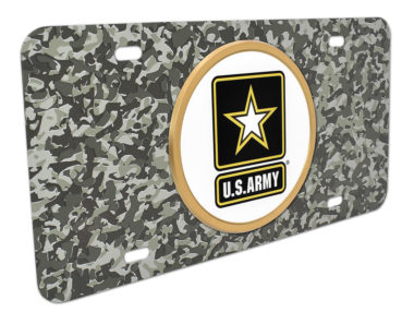 Army Seal Urban Camo License Plate