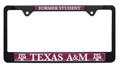 Texas A&M Alumni Black License Plate Frame