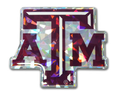 Texas A&M Maroon 3D Reflective Decal image