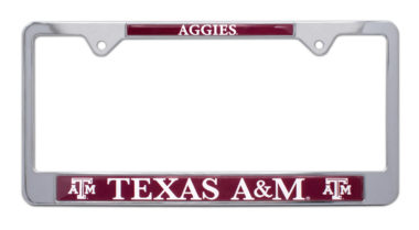 Texas A&M Aggies License Plate Frame image