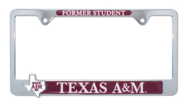 Texas A&M Alumni Texas 3D License Plate Frame image