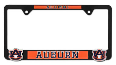 Auburn Alumni Black 3D License Plate Frame
