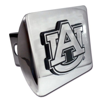 Auburn Emblem on Chrome Hitch Cover image