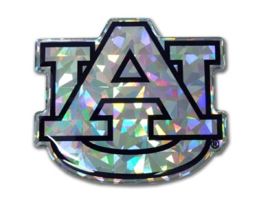 Auburn Silver 3D Reflective Decal