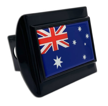 Australian Flag Black Hitch Cover image